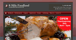 Desktop Screenshot of 8milefoodland.com