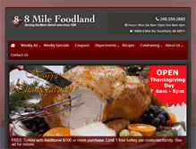 Tablet Screenshot of 8milefoodland.com